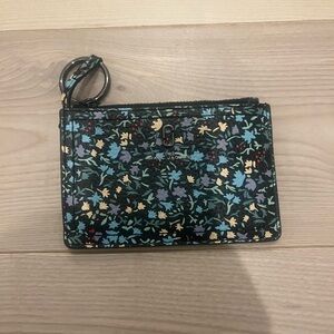 Marc Jacobs Black and Blue Key Card Holder